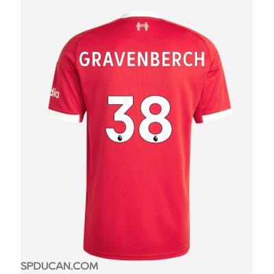 Muški Nogometni Dres Liverpool Ryan Gravenberch #38 Domaci 2025-26 Kratak Rukav Muški Nogometni Dres Liverpool Ryan Gravenberch #38 Domaci 2025-26 Kratak Rukav